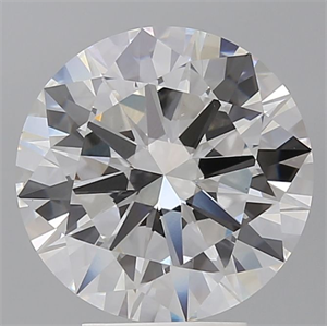 Picture of Lab Grown Diamond 4.50 Carats, Round with Excellent Cut, E Color, VS1 Clarity and Certified by IGI