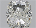 Natural Diamond 0.60 Carats, Cushion with  Cut, I Color, VVS1 Clarity and Certified by GIA