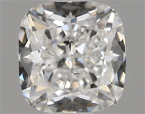Picture of Natural Diamond 0.63 Carats, Cushion with  Cut, E Color, SI2 Clarity and Certified by GIA