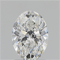 Natural Diamond 1.20 Carats, Oval with  Cut, E Color, VS2 Clarity and Certified by GIA