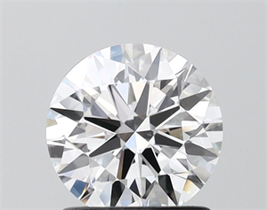 Picture of Lab Grown Diamond 1.22 Carats, Round with Ideal Cut, D Color, VVS2 Clarity and Certified by IGI