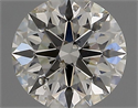 Natural Diamond 0.71 Carats, Round with Excellent Cut, I Color, SI2 Clarity and Certified by IGI