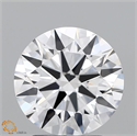 Lab Grown Diamond 2.82 Carats, Round with Excellent Cut, F Color, VVS2 Clarity and Certified by GIA
