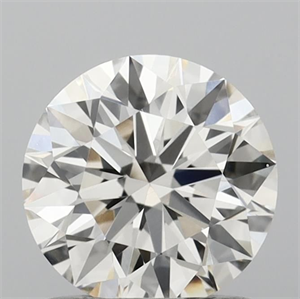 Picture of Lab Grown Diamond 1.03 Carats, Round with Ideal Cut, H Color, VVS2 Clarity and Certified by IGI