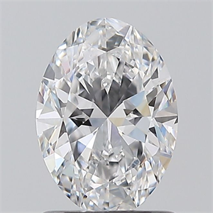 Picture of Natural Diamond 1.01 Carats, Oval with  Cut, D Color, VVS2 Clarity and Certified by GIA