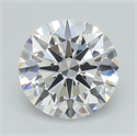 Lab Grown Diamond 1.19 Carats, Round with Ideal Cut, D Color, VVS2 Clarity and Certified by IGI