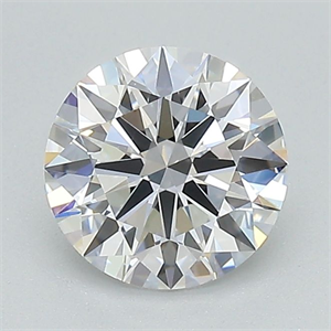 Picture of Lab Grown Diamond 1.19 Carats, Round with Ideal Cut, D Color, VVS2 Clarity and Certified by IGI