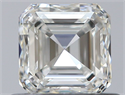Natural Diamond 0.62 Carats, Asscher with  Cut, I Color, VVS2 Clarity and Certified by GIA