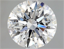Natural Diamond 1.56 Carats, Round with Excellent Cut, D Color, VVS1 Clarity and Certified by GIA