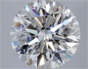Diamante Natural 1.70 quilates, Redondo , Color G, claridad VVS2 y certificado GIA
