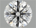 Del inventario de diamantes de laboratorio, 1.53 quilates, Redondo , Color E, claridad VS1 y certificado IGI