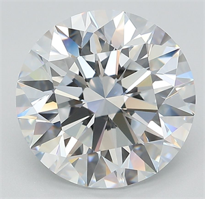 Picture of Lab Grown Diamond 5.02 Carats, Round with Ideal Cut, D Color, VVS1 Clarity and Certified by IGI