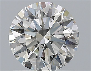 Picture of Natural Diamond 1.00 Carats, Round with Excellent Cut, J Color, SI2 Clarity and Certified by GIA