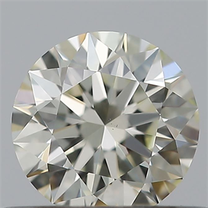 Picture of Natural Diamond 0.42 Carats, Round with Excellent Cut, J Color, VS2 Clarity and Certified by IGI