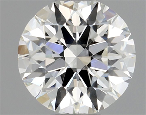 Picture of Natural Diamond 0.50 Carats, Round with Excellent Cut, H Color, VS2 Clarity and Certified by GIA
