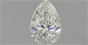 Natural Diamond 0.55 Carats, Pear with  Cut, H Color, VVS1 Clarity and Certified by IGI