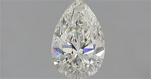 Picture of Natural Diamond 0.55 Carats, Pear with  Cut, H Color, VVS1 Clarity and Certified by IGI