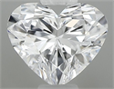 Natural Diamond 0.38 Carats, Heart with  Cut, D Color, VS1 Clarity and Certified by GIA