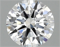 Lab Grown Diamond 0.98 Carats, Round with Ideal Cut, D Color, VVS2 Clarity and Certified by IGI
