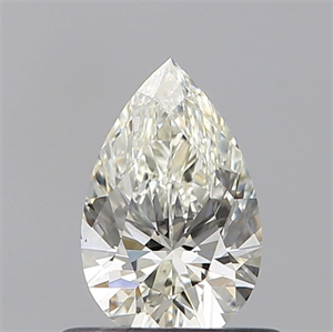 Foto Diamante Natural 0.52 quilates, De pera , Color J, claridad VVS1 y certificado GIA de