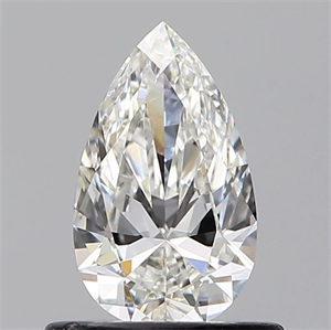 Picture of Natural Diamond 0.56 Carats, Pear with  Cut, F Color, VS1 Clarity and Certified by GIA
