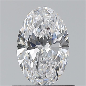 Picture of Natural Diamond 0.60 Carats, Oval with  Cut, D Color, VS2 Clarity and Certified by GIA