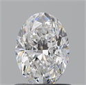 Diamante Natural 0.72 quilates, Ovalado , Color D, claridad VVS2 y certificado GIA
