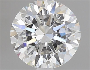 Picture of Natural Diamond 1.01 Carats, Round with Excellent Cut, H Color, SI2 Clarity and Certified by GIA