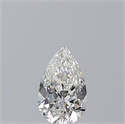 Natural Diamond 0.73 Carats, Pear with  Cut, G Color, VS2 Clarity and Certified by GIA