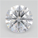 Lab Grown Diamond 3.08 Carats, Round with Excellent Cut, E Color, VVS1 Clarity and Certified by GIA