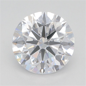 Picture of Lab Grown Diamond 3.08 Carats, Round with Excellent Cut, E Color, VVS1 Clarity and Certified by GIA