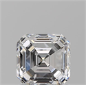 Natural Diamond 1.01 Carats, Asscher with  Cut, E Color, VVS1 Clarity and Certified by GIA
