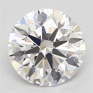 Picture of Natural Diamond 0.70 Carats, Round with Excellent Cut, E Color, VVS1 Clarity and Certified by GIA