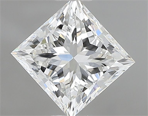 Foto Diamante Natural 1.08 quilates, Princesa , Color F, claridad IF y certificado IGI de