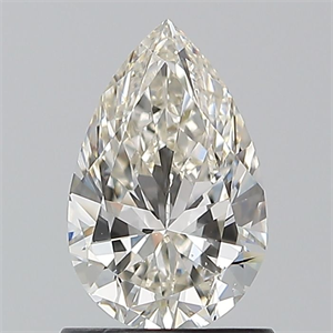 Foto Diamante Natural 1.01 quilates, De pera , Color J, claridad SI1 y certificado GIA de
