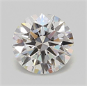Lab Grown Diamond 1.03 Carats, Round with Ideal Cut, D Color, VS1 Clarity and Certified by IGI