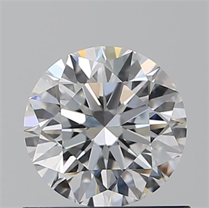 Picture of Natural Diamond 0.70 Carats, Round with Excellent Cut, D Color, VVS2 Clarity and Certified by GIA