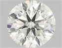 Natural Diamond 0.80 Carats, Round with Very Good Cut, I Color, I1 Clarity and Certified by GIA