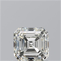 Natural Diamond 1.01 Carats, Asscher with  Cut, J Color, VS1 Clarity and Certified by GIA