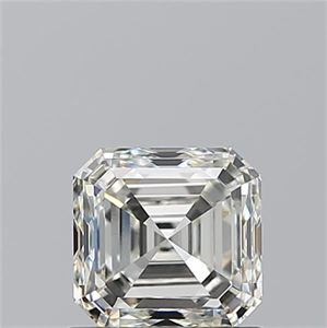 Picture of Natural Diamond 1.01 Carats, Asscher with  Cut, J Color, VS1 Clarity and Certified by GIA