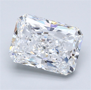 Picture of Natural Diamond 3.52 Carats, Radiant with  Cut, E Color, SI1 Clarity and Certified by GIA