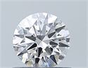 Diamante Natural 0.51 quilates, Redondo , Color D, claridad IF y certificado GIA