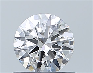 Foto Diamante Natural 0.51 quilates, Redondo , Color D, claridad IF y certificado GIA de