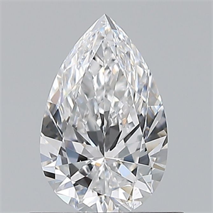 Picture of Natural Diamond 0.60 Carats, Pear with  Cut, D Color, VS1 Clarity and Certified by GIA