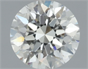 Natural Diamond 0.56 Carats, Round with Excellent Cut, J Color, VVS2 Clarity and Certified by GIA