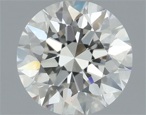 Picture of Natural Diamond 0.56 Carats, Round with Excellent Cut, J Color, VVS2 Clarity and Certified by GIA