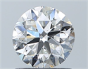 Natural Diamond 0.90 Carats, Round with Very Good Cut, G Color, VS2 Clarity and Certified by GIA