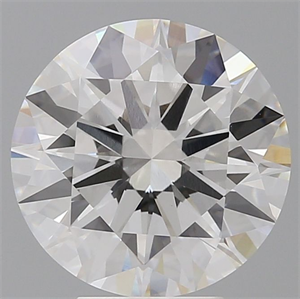 Picture of Lab Grown Diamond 5.05 Carats, Round with Ideal Cut, E Color, VVS2 Clarity and Certified by IGI