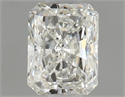 Diamante Natural 0.63 quilates, Radiante , Color H, claridad VVS1 y certificado GIA