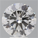 Lab Grown Diamond 5.01 Carats, Round with Ideal Cut, E Color, VVS2 Clarity and Certified by IGI